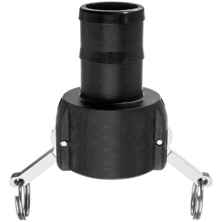 Zoro Select Cam/Groove Fitting, Socket, 3-1/2" L BULK-CGF-377