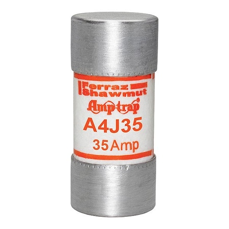 Mersen Fuse, 60.5 mm L, 300 V DC, 35 A A4J35