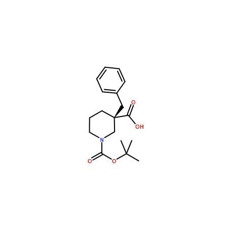 Ak Scientific (R)-3-Benzyl-1-(tert-butoxycarbonyl)piperidine-3-carboxylic acid (5g), CAS 339539-81-0 2925AH-5g
