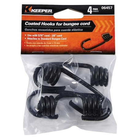 Keeper Bungee Cord Hooks 4Pk 06457
