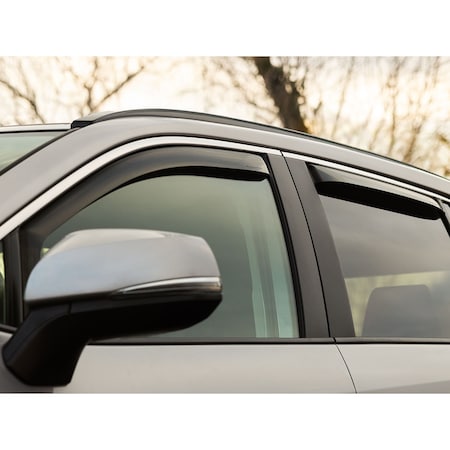 Weathertech Dark Tint  Front Side Window Deflectors, 2019 - 2023 Hyundai  Santa Fe 801009IM