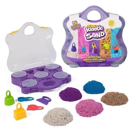 Spin Master Mallette Multi-Sables Kinetic Sand Assorted 6069784