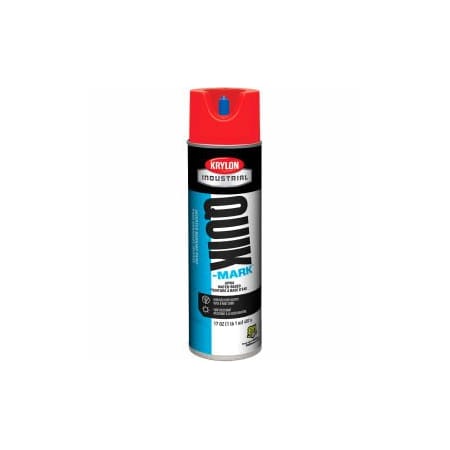 Krylon Krylon Industrial Quik-Mark Wb Inverted Marking Paint Apwa Brilliant Red - A03911004, PK12 A03911004