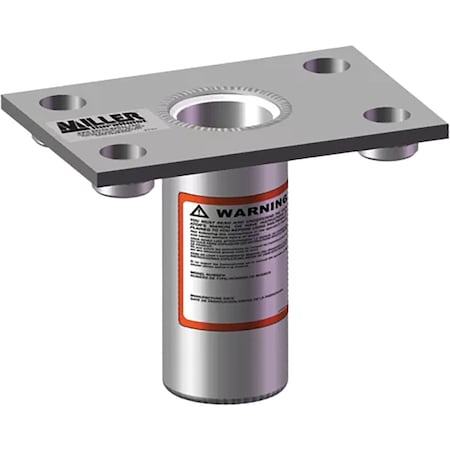 Miller Flush Floor Mount Sleeve, Stainless Steel DH-20SS/