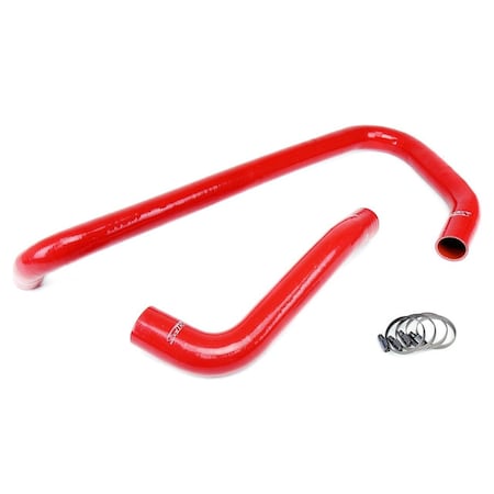 Hps Performance High Temp Reinforced Silicone Radiator Coolant Hose Kit, Red, 57-1818-RED