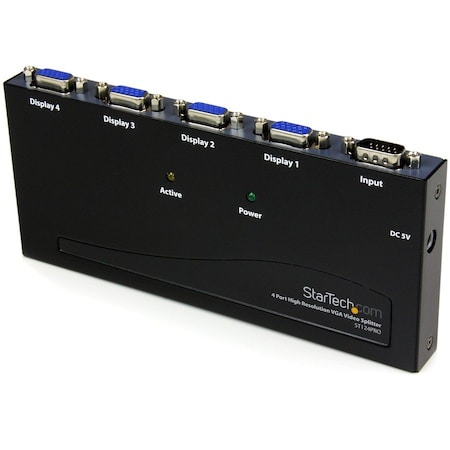 Startech.Com 4 Port High Res VGA Video Splitter ST124PRO