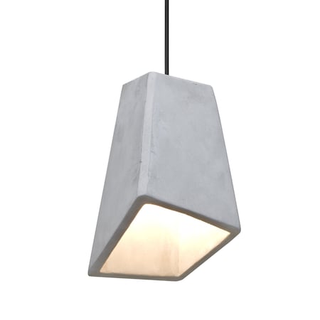 Besa Lighting Besa Skip Pendant, Natural, Black Finish, 1x 9W LED 1XT-SKIPNA-LED-BK