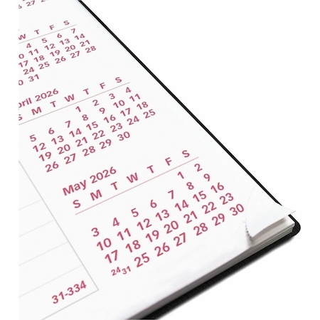 Blueline DuraFlex 14-Month Planner, 8.88 x 7.13, Black Cover, 14-Month: Dec 2024 to Jan 2026 REDCB1200VBLK