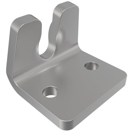 Southco Under-center Draw Latch Keeper, Stainless Steel, Natural 91-634-52