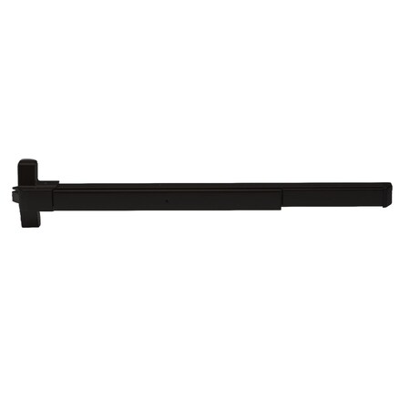 Trans Atlantic 500 Series Black Grade 1-Commercial 36 in. Fire Rated Rim Panic Exit Device ED-F501-BK
