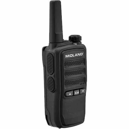 Midland Handheld Two Way Radio, Analog, 2 W, PK2 BR10X2