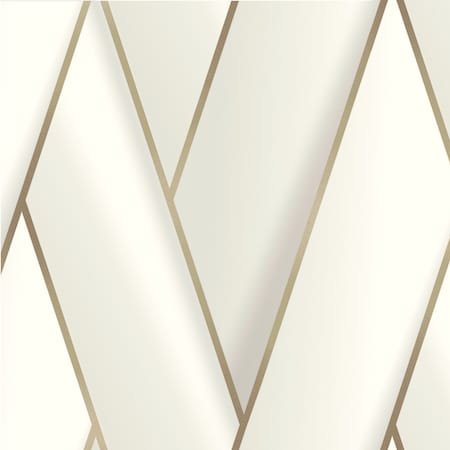 Advantage Manfred White Modern Herringbone Wallpaper 4041-34800