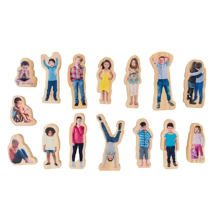 The Freckled Frog How Am I Feeling Today, Wooden People FF485