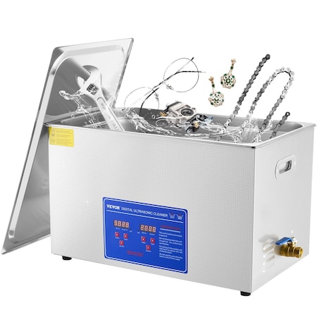 Vevor 15L Ultrasonic Cleaner w/ Digital Timer&Heater Professional 40kHz Advanced Ultrasonic Cleaner 110V TH-60A