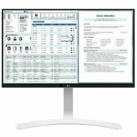 Lg 27HJ712C-W 27" Class 4K UHD LCD Monitor - 16:9 - White - TAA Compliant 27HJ712C-W