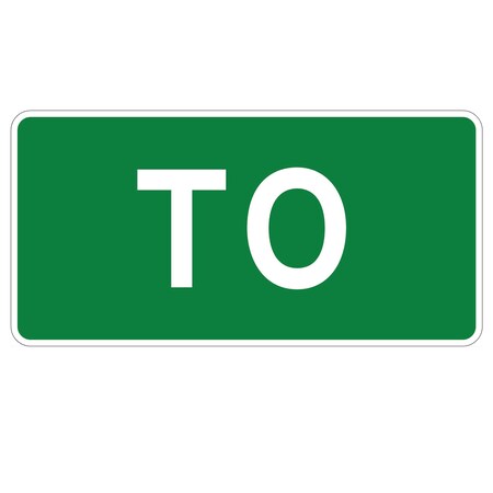 Sign Solutions Usa Traffic Sign, 24 in Width, Aluminum Sign, Horizontal Rectangle DUS06DWT2412M4-5GW