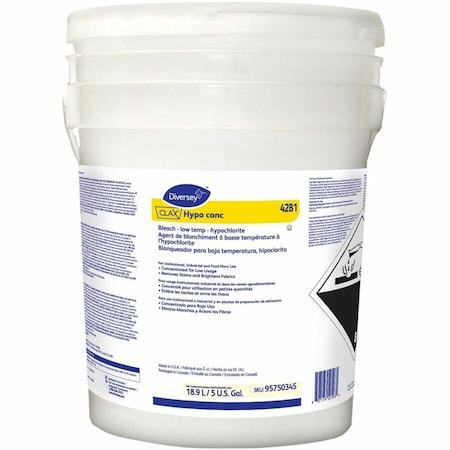 Diversey Liquid Laundry Stain Remover 5 gal., Pail 95750345