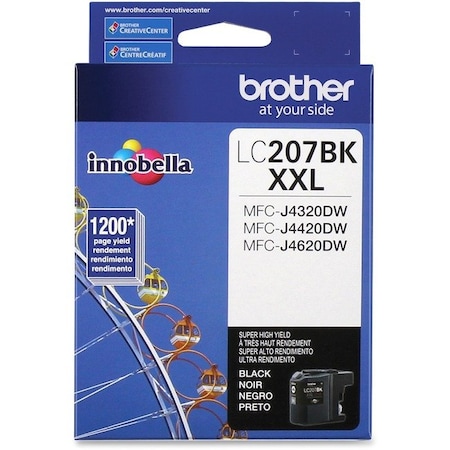 Brother Super High Yield Black Ink Cartridge LC207BK