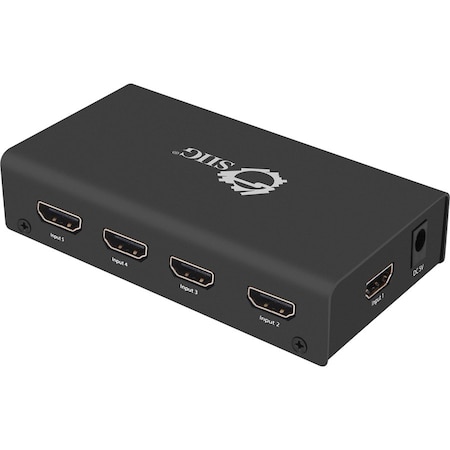 Siig 5-PORT HDMI SWITCH, SHARE ONE UHD 4K HDMI DISPLAY BETWEEN FIVE UHD 4K HDMI SOURC CE-H23012-S1