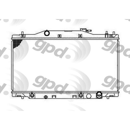Global Parts Distributors Radiator 2412C
