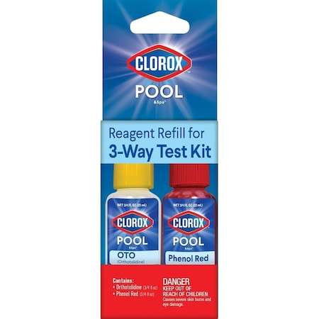 Clorox 79000CLX Test Kit, 3 -Test, Bromine, Chlorine and pH Levels Testing 79300CLX