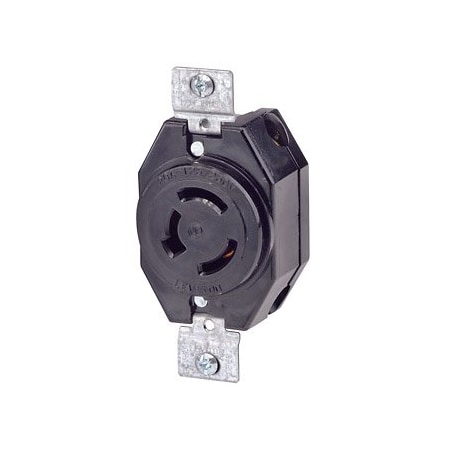 Leviton Industrial Grade Receptacle 20 Amp, 125/250 Volt 7310-B