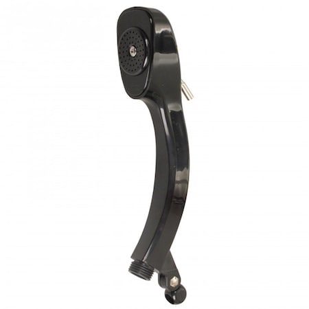 Powerhouse Replacement Shower Head, Black PO3627347