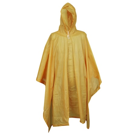 Cordova Rain Poncho, Yellow, Size 52"X 80 RP10Y