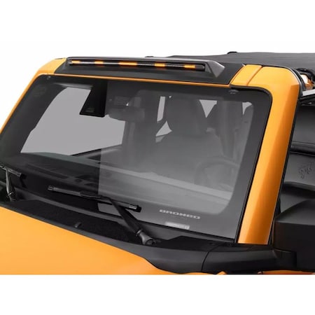 Ventshade LED Lights, Direct Fit Light Strip With Five Leds, Clear Lens, LED, Amber, Single 898183