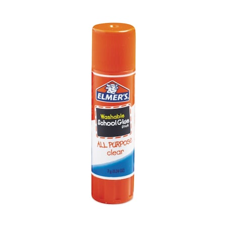 Elmers Washable School Glue Sticks, 0.21 oz, Applies and Dries Clear, 8PK E5003/E5004