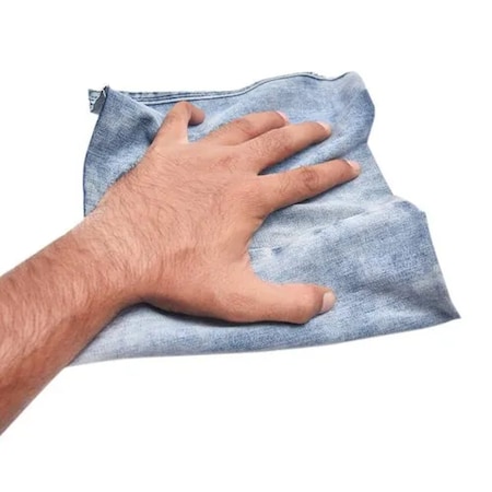 Supremeplus Recycled Denim Cloth Material Cleaning Rags, 960 lbs. Pallet, 96 x 10 lbs. Bags, 96PK SP-0028