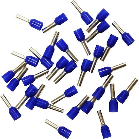 Eclipse Tools Wire Ferrule, Blue, 14 AWG, 8mm, PK500 701-022