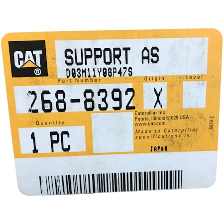 Caterpillar SUPPORT AS, CATERPILLAR OEM 2688392 2688392