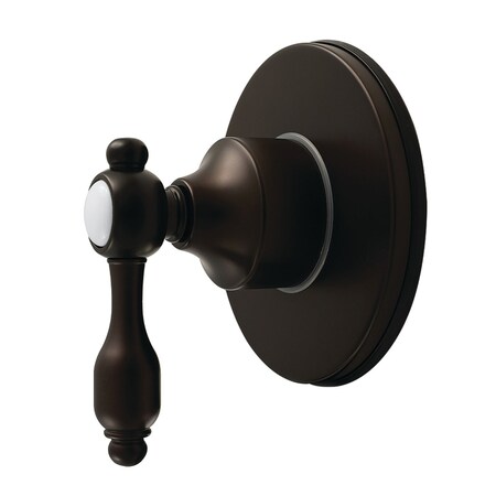 Kingston Brass Single-Handle Six-Way Diverter Valve with Round Trim Kit, Oil Rubbed Bronze KS4035TAL