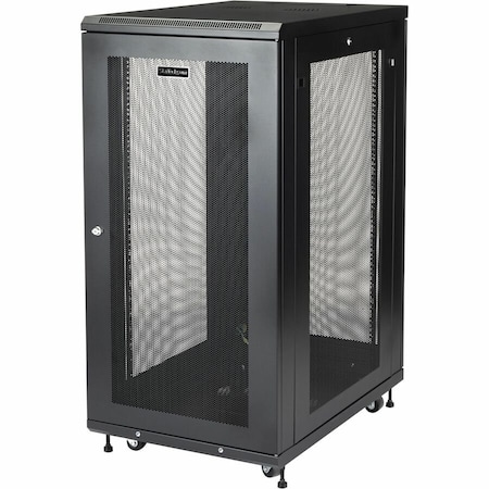 Startech.Com 24U Server Rack Cabinet 2-30in w/Casters RK2433BKM