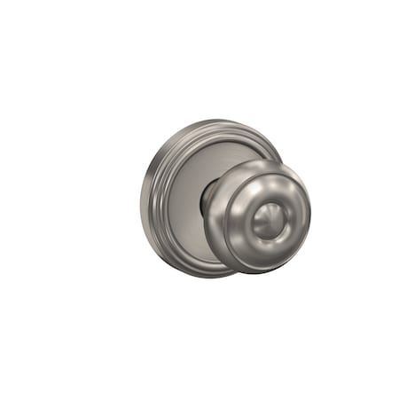 Schlage Residential Schlage Custom Georgian Knob with Indy Rose Passage and Privacy Lock with 16600 Latch and 10027 FC21GEO619IND