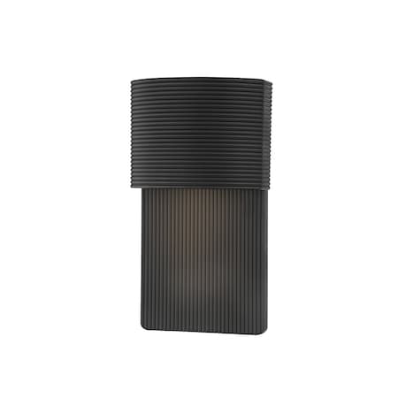 Troy Lighting Tempe 1 Light Wall Sconce 12 In. Soft Black B1212-SBK