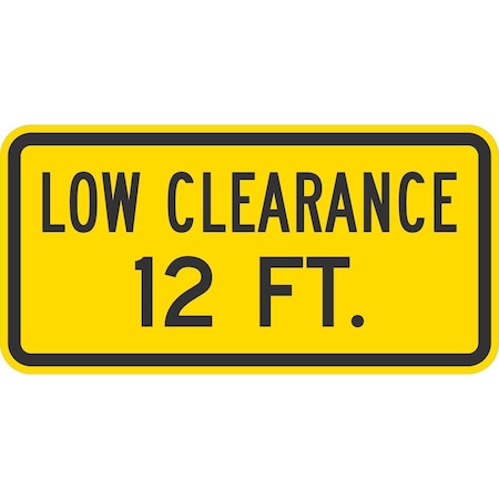 Lyle Low Clearance 12 FT., 24x12, Engineer Grade, Yellow G-11592-EG_24x12
