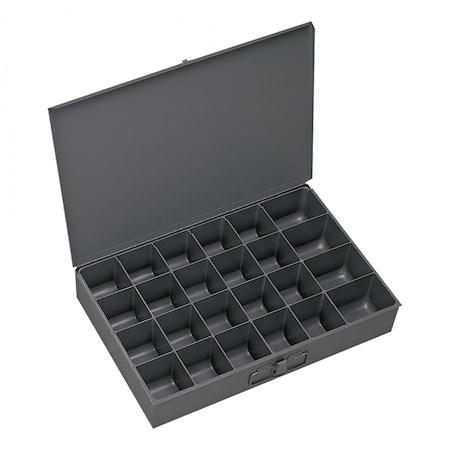 Durham Mfg Small Steel Compartment Box, 24 Opening 202-95-IND