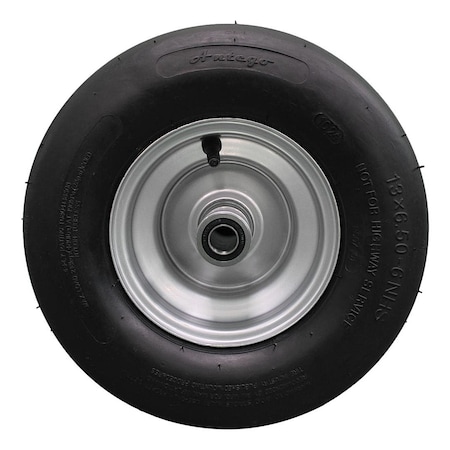 Antego Single Hustler Lawn Mower Part# 604717 - TIRE/WHEEL 13x6.50-6 - Raptor SD 54in & 60in A6450560590804136506