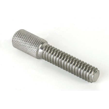Morton Stainless Steel Metric Thumb Screw, M6 X 1.0 Thread, 19mm Long, 8mm Head Dia, 12.7mm Head Height 4510