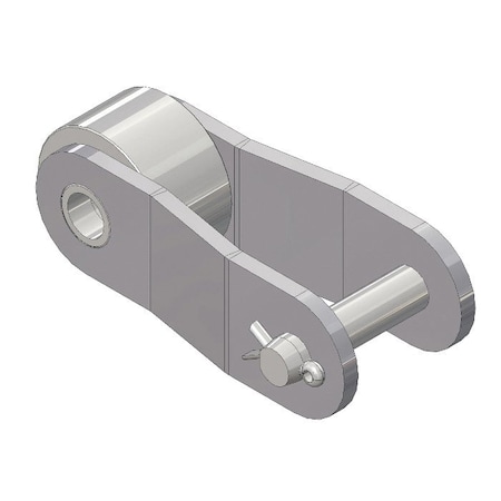 Senqcia Hi-Max Conveyor Series Double Pitch Cottd Off Link, C2042 chain, 1P, .85 OAW, .156 Pin C2042HMOL
