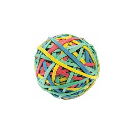 Universal Rubber Band Ball, 3" Diameter, Size 32, Assorted Colors, 260/Pack UNV00460