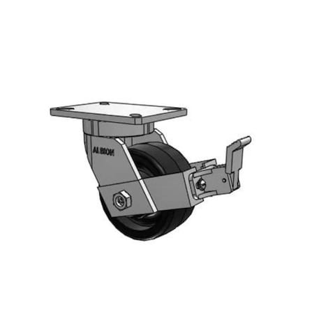 Albion Caster, Kingpinless, 6x3, 470TM06501SFBB 470TM06501SFBB