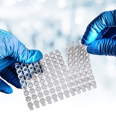 Simport Scientific SUPERFLEX Break-Away Plate, Clear PCR Plate, Non-Sterile, 100 per case, 100PK 400701