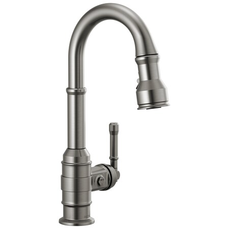 Delta Broderick Single Handle Pull-Down Bar/Prep Faucet 9990-KS-DST