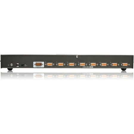 Iogear 8-Port USB PS/2 Combo KVMP Switch TAA Compliant GCS1808