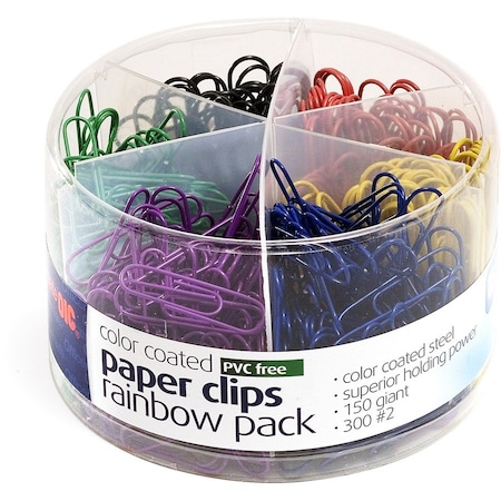 Oic Clips, Paper, No.2, 600pcs, Ast, PK450 97227