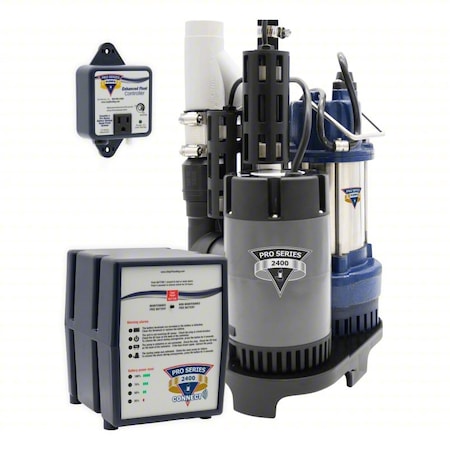 Pro Series Pumps Sump/BatteryBack-UpSystem, 115VAC PS-C50