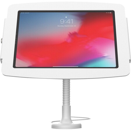Compulocks iPad 10.2IN Space Enclosure Flex Arm Mount White 159W102IPDSW